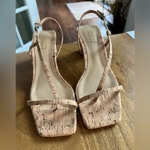 SCHUTZ Natural Cork Women's Sandals